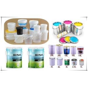 Automatic Paint Pail / Bucket / Barrel and Big Container Bottle Labeling Machine