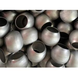 Thick 300mm Acid Pickling Steel Connection Ball With Hole