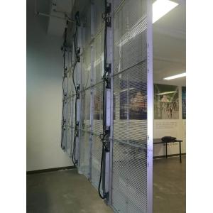 Ultra Thin P10 Transparent Led Display Mesh With 80% Transparency