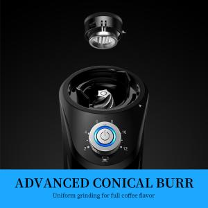 12 Cups Conical Burr Coffee Grinder 14 Grinding Setting Professional