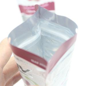 Plastic Stand Up Smell Proof ziplockk Pouches Gravure Printing Soft Touch Film