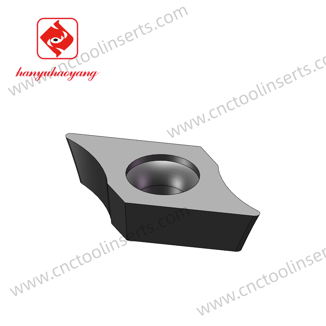 Quality CNC Professional Gear Milling Insert Series WC-Co PVD Coating HYDC20170319L HYB208, Applicable for All Difficult-to-Machine Materials Except for sale