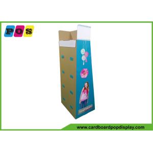 POP POS Corrugated Paperboard Shipper Floor Display Stand For Craft Kits