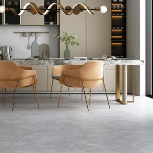 Rectified Edge Glazed Porcelain Tile Polished Frost Resistance
