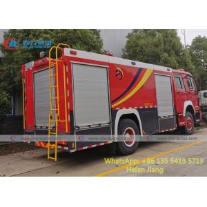 Sinotruk HOWO 4x2 6 Wheels 290HP RHD Fire Rescue Truck