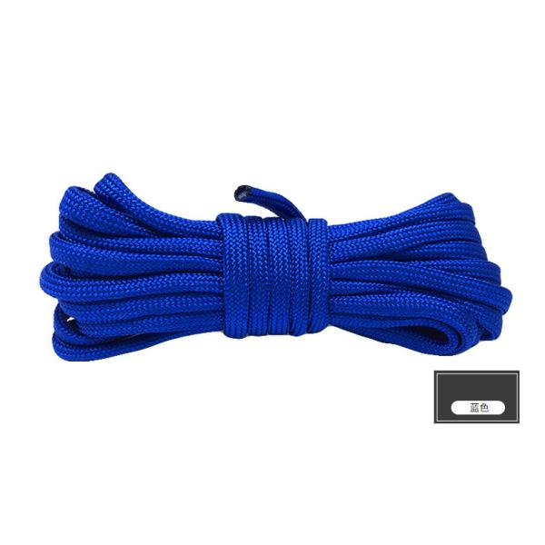 Colorful Orange Nylon Rope ISO9001 Double Braided Polyester Rope