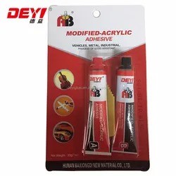 Transparent Modified Acrylic AB Glue 5 Minute Adhesive For Daily Necessities