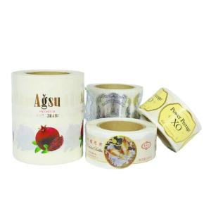 PE Shape Custom Bottle Label Clear Packaging Sticker Label