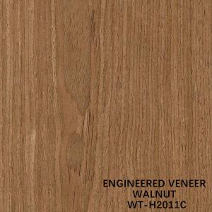 Man Made Walnut Wood Veneer Fancy Veneer Crown Grain Sheet Normal For Indoor