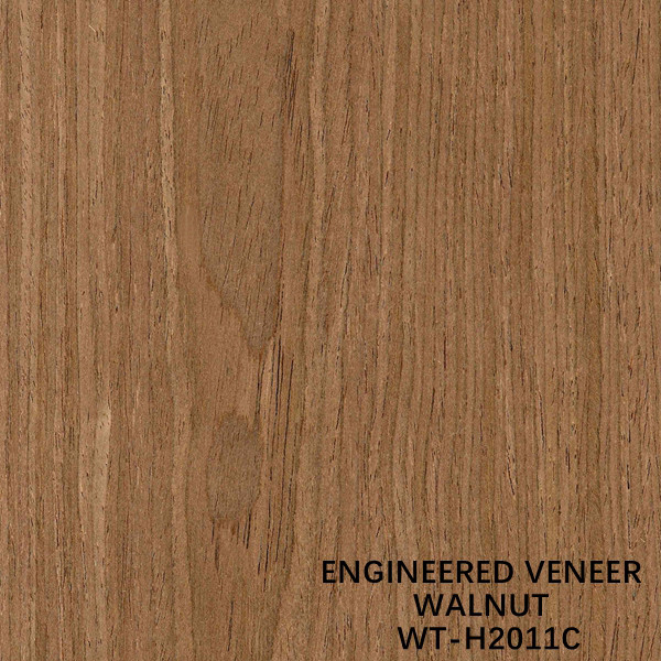 Man Made Walnut Wood Veneer Fancy Veneer Crown Grain Sheet Normal For Indoor