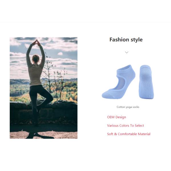 Fashion Green Cotton Blend Yoga Grip Socks For Adult Casual Type Yoga Socks Amazon