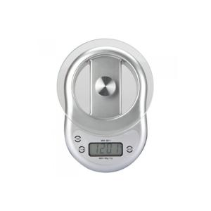 Circle Platform Design Digital Kitchen Scales , Time Countdown Electronic