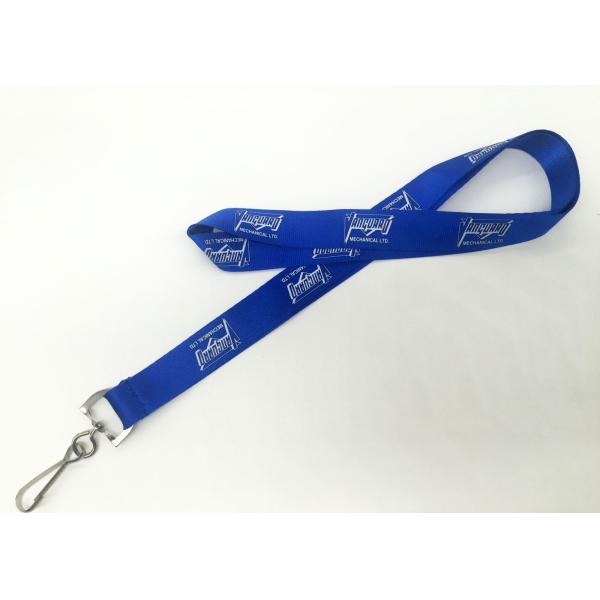 Luxurious Silk Screen Lanyards / Full Color Lanyards With Safety Breakaway