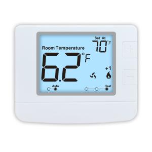 White Digital Room Thermostat with LCD Display