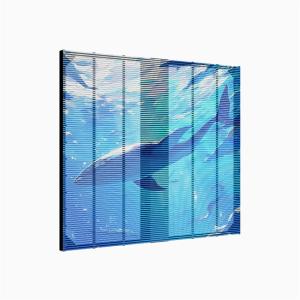 China P3.9-P7.8 fixed installation See-Trough LED Video Wall LED Mesh Transparent Grille Led Display Screen for Advertising on sale