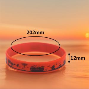 Euramerican Style Silicone Bracelet Event Halloween Day Gift Festival Rubber