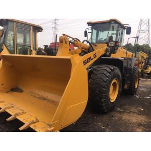 Diesel Engine Used Wheel Loaders / SDLG LG956L Compact Wheel Loader