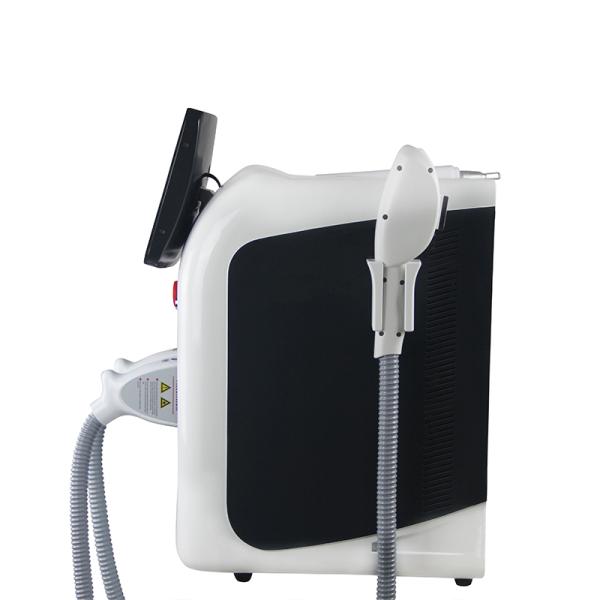2022 Portable 2 in One IPL Nd Yag OPT Freckle Whitening Laser Tattoo Hair Removal Equipment