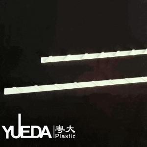 Abrasion Resistance PVC Plastic Profiles White Louver Profiles High Durability