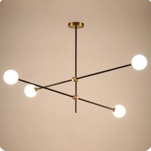 Magic Bean LED Chandelier American Simple Line Creative Personality Cosmet