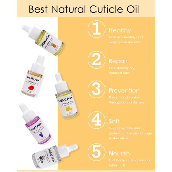 Organic Jojoba Scented Cuticle Nail Care Finger Oil Revitalizer Non-poisonous Paraben and Cruelty Free With Natural Ingredients