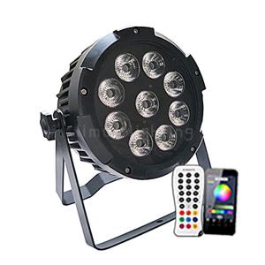 Remote Controller DMX Wireless 9x18w RGBWAUV 6in1 Waterproof LED Battery Uplight