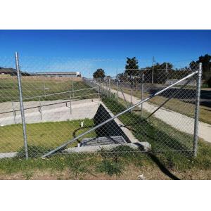 ISO9001 9 Gauge Cyclone Wire Diamond Chain Link Fence