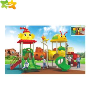 Durable Plastic Playhouse With Slide / Plastic Playsets For Outside Backyard
