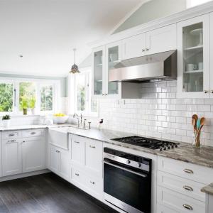 RTA Kitchen Cabinet Standard Shaker Style U Shape White Kitchen Unit