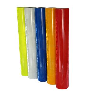 Micro Prismatic Reflective Sheeting Film Reflective Vinyl Red High Intensity