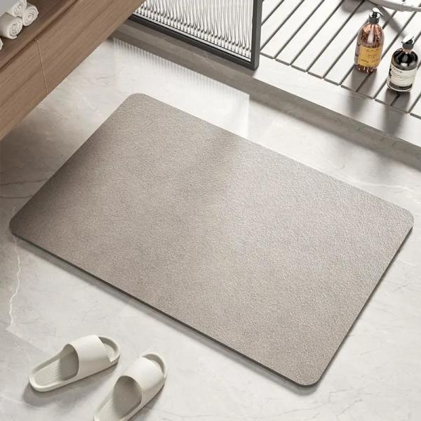Customized High Absorbent Distomaceous Earth Bath Shower Floor Mat for Quick Drying