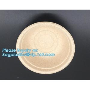 Sugarcane Bagasse Disposable Salad Bowl,biodegradable compostable sugarcane