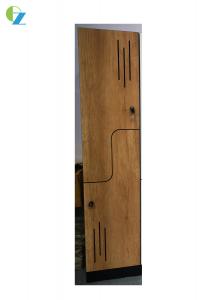 China Elegent New Design Z Shape Door Wooden Material Locker White & Natural Oak on sale