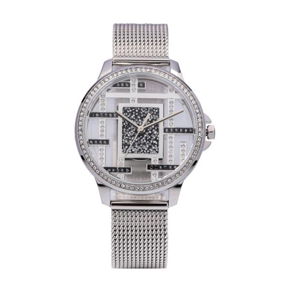 Buy 5ATM Waterproof Stainless Steel Quartz Wrist Watch 10.4mm Thickness at wholesale prices