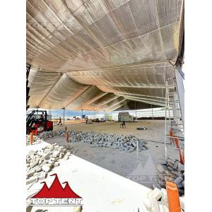 Light Filled Wedding Marquee Tent Aluminium Frame Marquee High Load