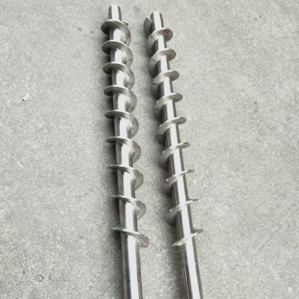 Smooth Operation Stainless Steel Auger Screw Heat Resistant For Sludge Dewatering Machine