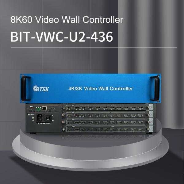 1920x1080P60 Output Resolution Video Wall Controller Customizable Grid Up To 8x8