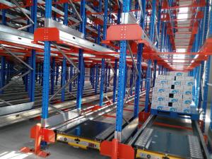Quality Heavy Duty Radio Shuttle Racking System Depth 800-1500MM For Warehouse Storage for sale