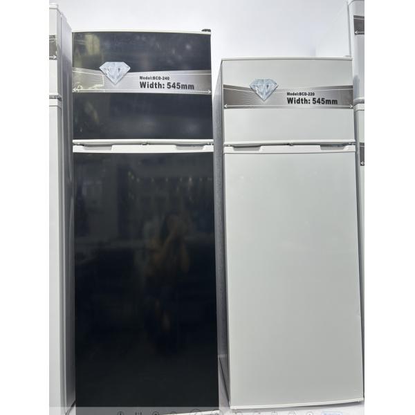 Defrost Double Door Top Freezer Fridge Home Commercial Upright Refrigerator Bcd-220