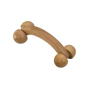 China Household Wooden Roller Massager Relieves Muscle Tension With 4 Rollers on sale