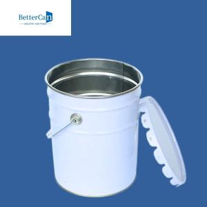 Conical Metal Paint Bucket 5 Liter - 20 Litre Metal Drum For Storing Liquids