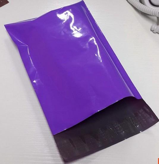 Buy Printing Packaging Poly Bags , Purple Plastic Poly Mailer Bag at wholesale prices