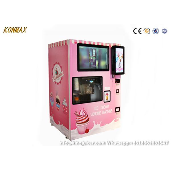 Buy Circuit Transistor Wifi Automatic Soft Ice Cream Vending Machine at wholesale prices