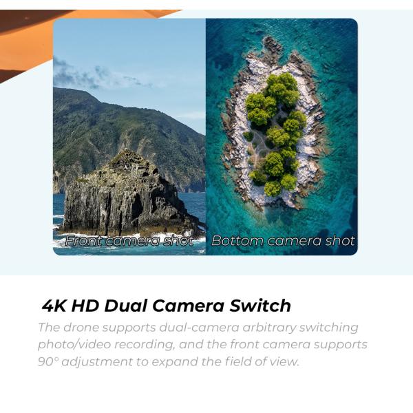 H16 Mini RC Drone HD Camera Wifi Fpv Brushless Foldable Quadcopter Professional Drones Toys for Children 14Y+