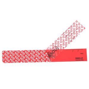 High Residue VOID Tamper Evident Seals / Custom Tamper Resistant Tape