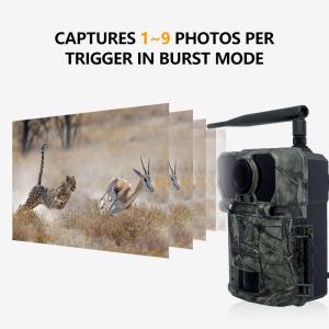 32MP 4G Trail Camera with Fast 0.2s Trigger Time and Photo/Video/Photo Video
