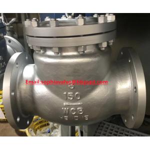ANSI 150LB metal seal swing check valve