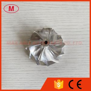 Quality K04 46.38/56.10mm 6+6 blades aluminum 2618/milling/billet compressor wheel for sale