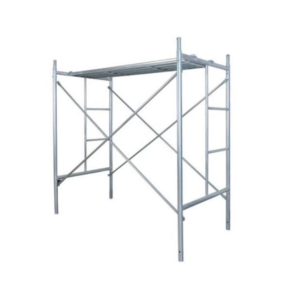 American Type 1219X1700mm Painted Galvanized Steel Ladder Frame Scaffolding Frame