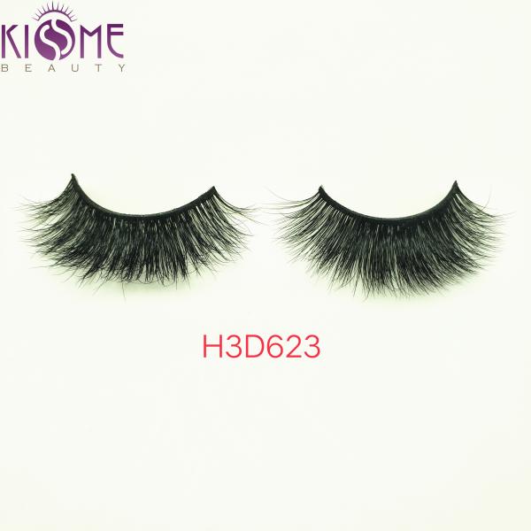 Buy Comfortable Dramatic Natural Looking Mink Lashes  Blending Seamlessly H3D623 at wholesale prices